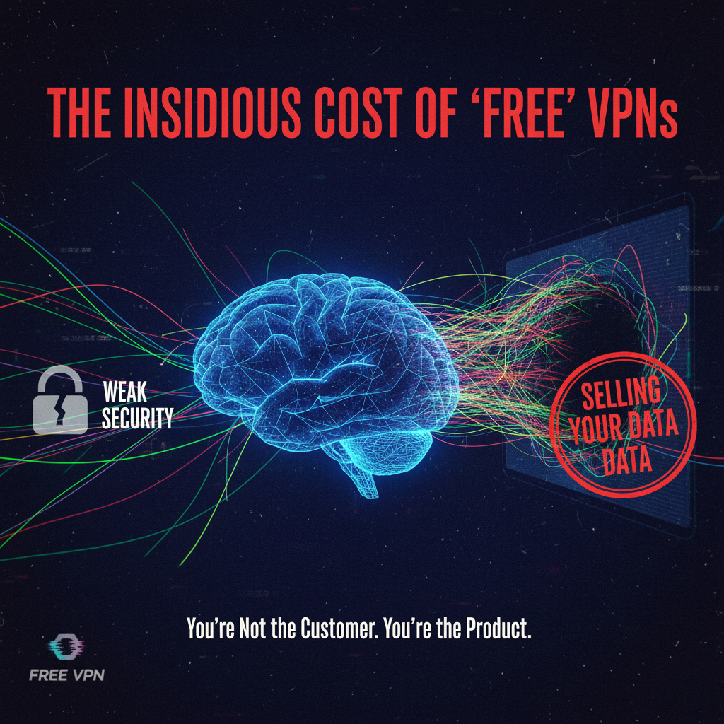 VPN data selling graphic